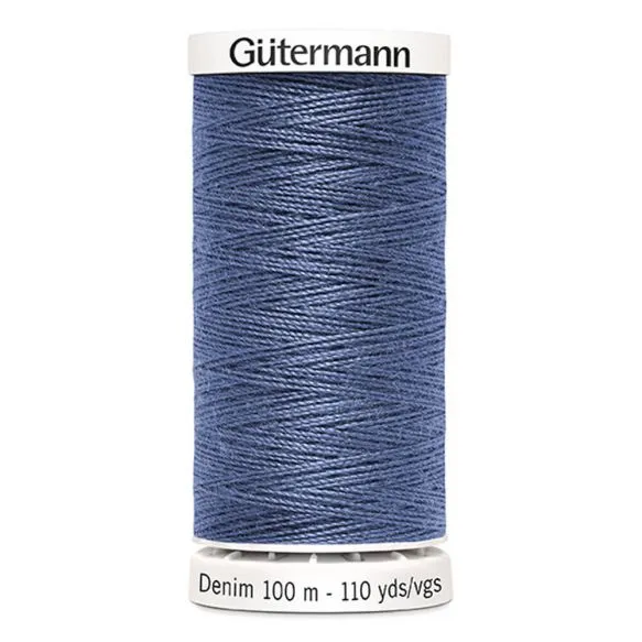 Gutermann Denim Thread - Denim Blue 6075