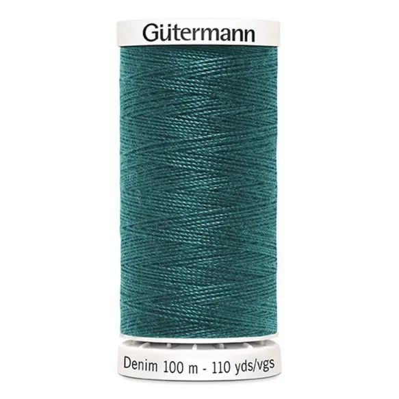 Gutermann Denim Thread -  Teal Colour 7735