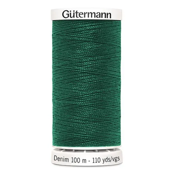 Gutermann Denim Thread - Bottle Green 8075