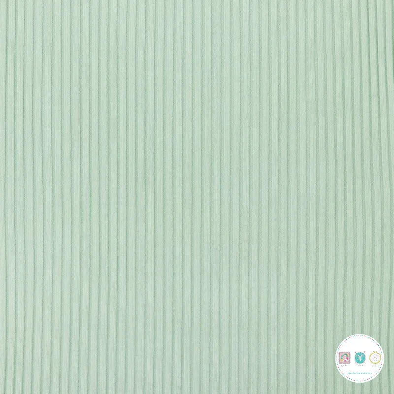 Heavy Rib Fabric Tube in Mint Green