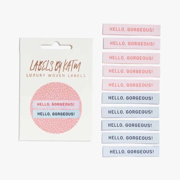 Kylie and the Machine Woven Labels - KATM - Hello Gorgeous