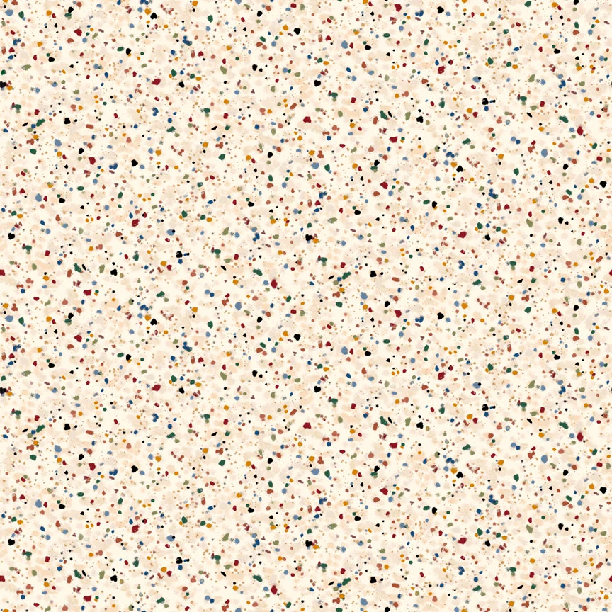 Quilt Backing Fabric 108" Wide - Speckles on Cream by Quilting Treasures 27173 E