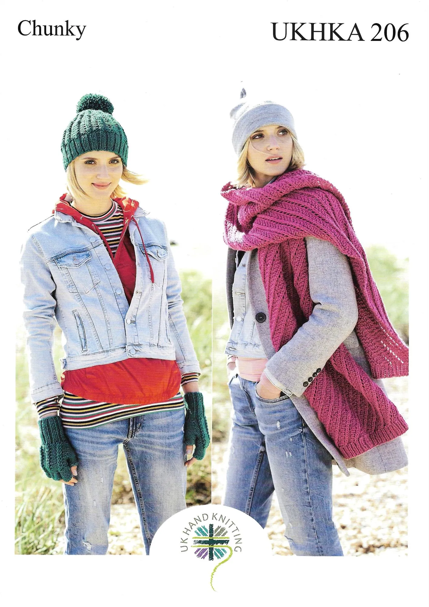 Knitting Pattern - Chunky Accessories by UKHKA 206