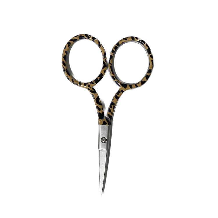 Leopard Print Embroidery Scissors