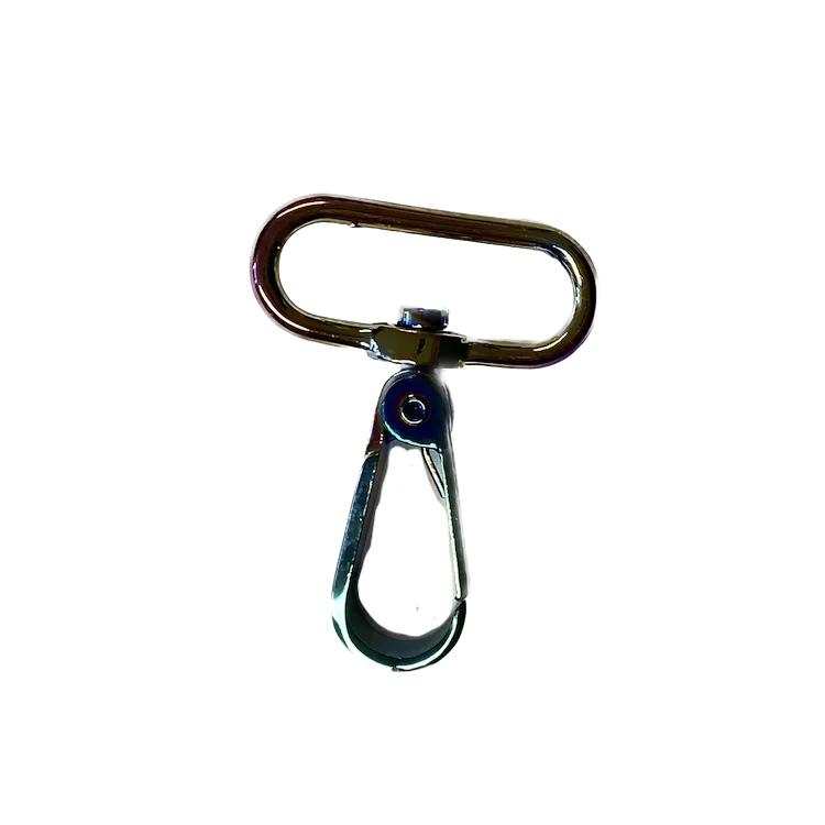 Bag Making - 38mm Swivel Clip in Iridescent Rainbow (1 per pack)