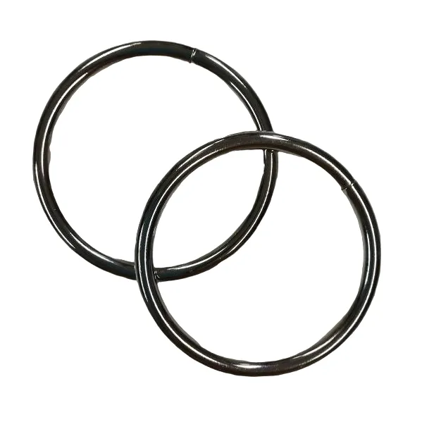 Bag Making - Round Ring 38mm in Silver (2 per pack)