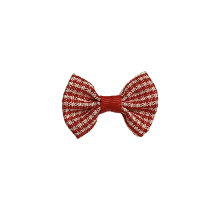 10 Pack of Gingham Bows - 35mm by 22mm