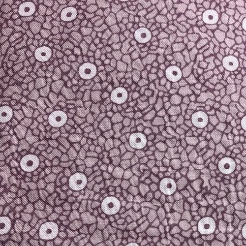 Quilting Fabric - Spots on Purple by Stof