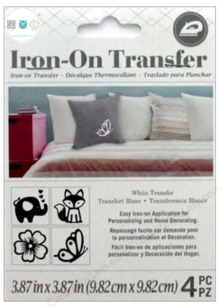 Boho White Iron On Transfer - by Darice - Home Decorating - Sewing Sundries