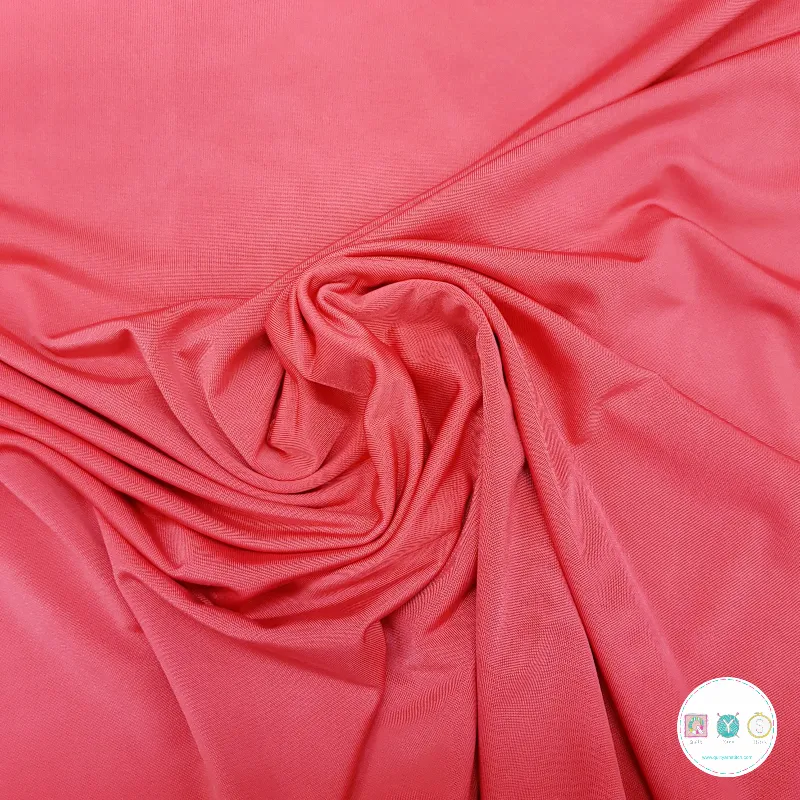 Stretch Lining Fabric - Coral Pink