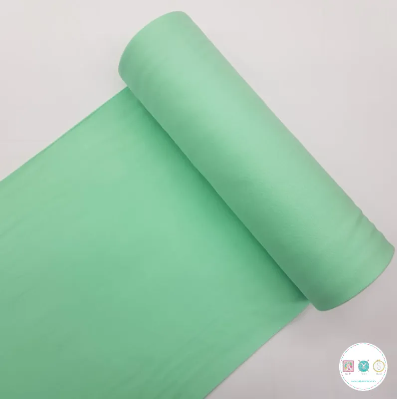 Cotton Jersey Fabric Tube in Mint Green