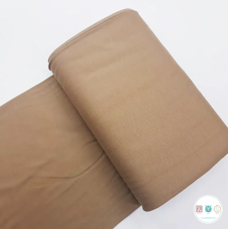 Cotton Jersey Fabric Tube in Light Brown / Camel