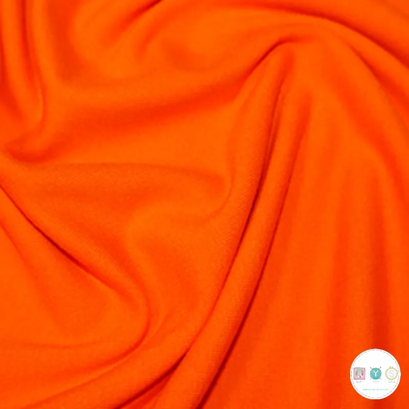 Cotton Jersey Fabric in Orange