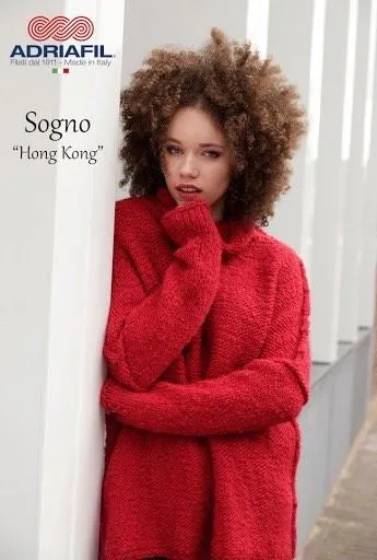 Knitting Pattern - Chunky Oversized Jumper by Adriafil - Hong Kong