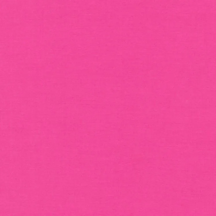 Quilting Fabric - Kona Cotton Solid Bright Pink Colour 1049 by Robert Kaufman