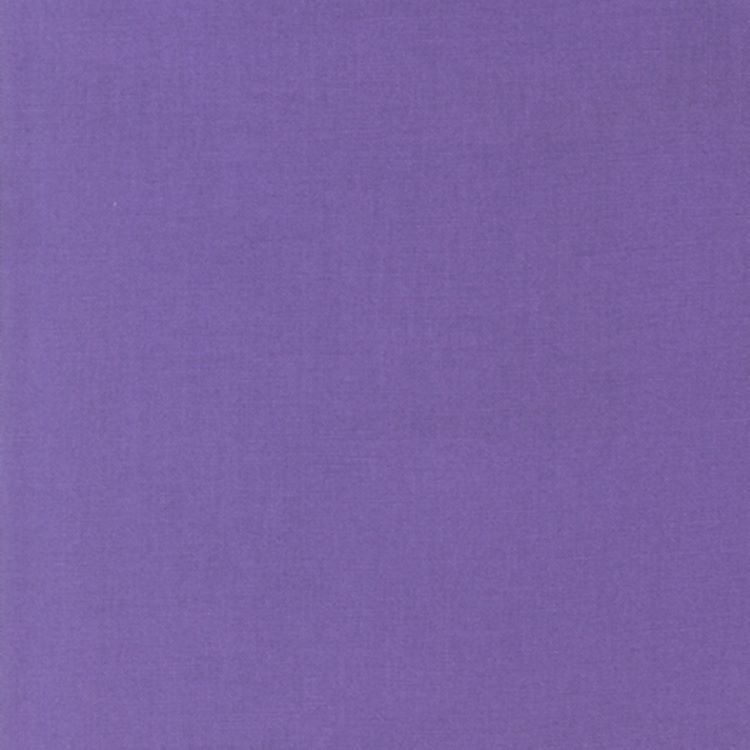 Quilting Fabric - Kona Cotton Solid Crocus Purple Colour 142 By Robert Kaufman