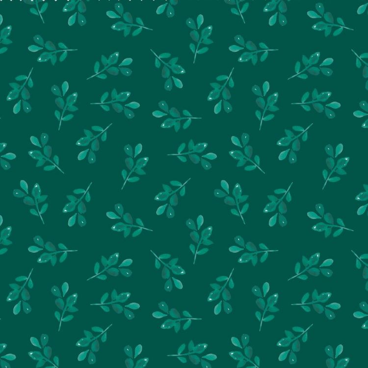 Quilting Fabric - Leaves from Nightfall Floral by Bethany Sandoval for Felicity Fabrics 610115