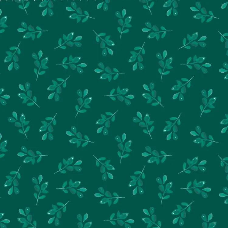 Quilting Fabric - Leaves from Nightfall Floral by Bethany Sandoval for Felicity Fabrics 610115