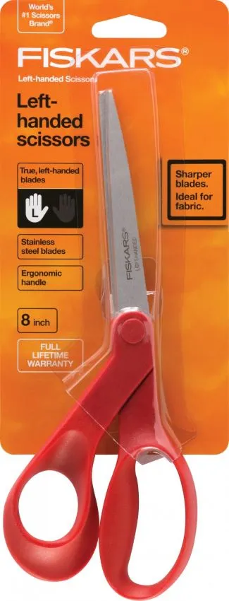 Fiskars Left Handed Scissors 8"