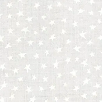 Quilting Fabric - Stars White on White from Muslin Mates basics by Moda 9921-11