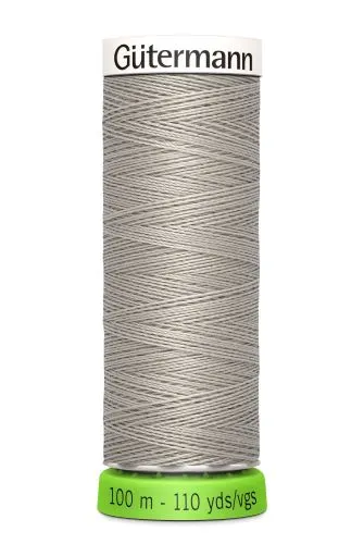 Gutermann Sew All Thread - Light Grey Recycled Polyester rPET Colour 118