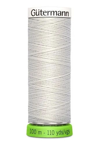 Gutermann Sew All Thread - Light Grey Recycled Polyester rPET Colour 8