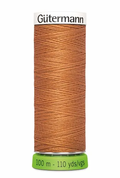 Gutermann Sew All Thread - Light Rust Recycled Polyester rPET Colour 612