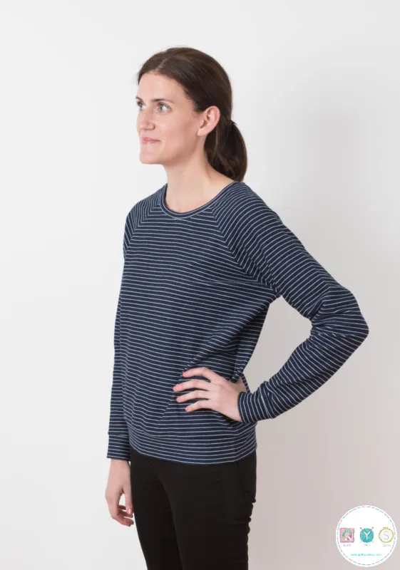 Grainline Studio - Linden Sweatshirt - Jumper - Ladies Sewing Pattern - Dressmaking