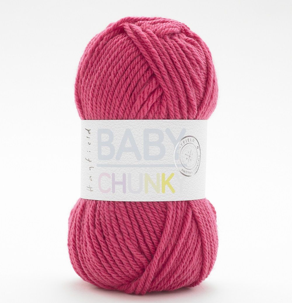 Hayfield Baby Chunky Wool Lola Pink Yarn 406 Quilt Yarn Stitch