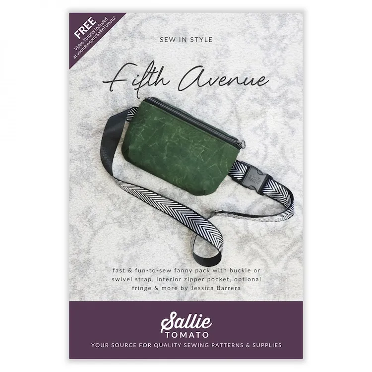 Sallie Tomato - Fifth Avenue Fanny Pack Sewing Pattern