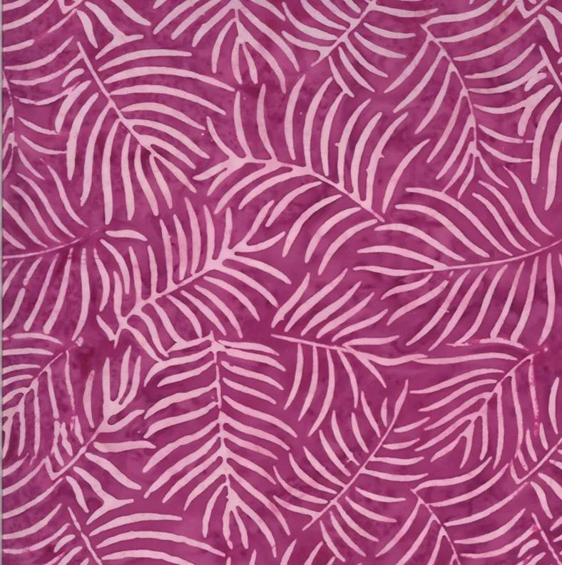 Quilting Fabric - Leaf Design from Malibu Batiks for Moda Fabrics