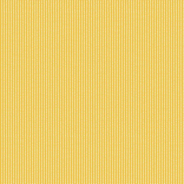 Quilting Fabric - Perforated Stripe on Yellow from Vintage Flora by Kimberbell for Maywood Studio MAS10336-S