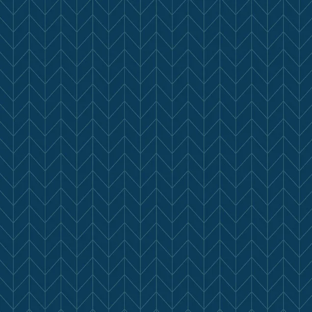 Quilting Fabric - Chevron on Dark Blue from Vintage Flora by Kimberbell for Maywood Studio MAS10337-N 