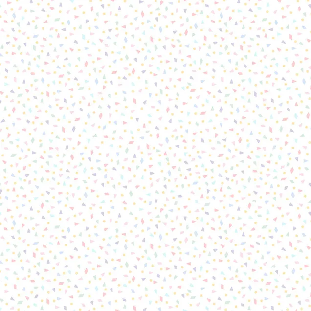 Quilting Fabric - Pastel Confetti Dots On White from Celebration by Kimberbell for Maywood Studio MAS9200-Z2