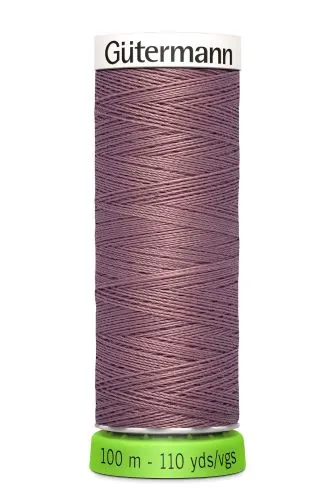 Gutermann Sew All Thread - Mauve Recycled Polyester rPET Colour 42