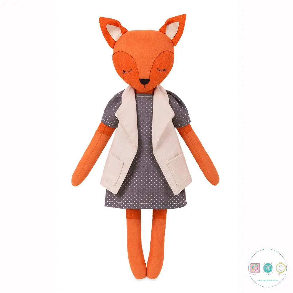 Gift Idea - Melissa The Fox Sewing Kit - D.I.Y Kit from MiaDolla - Make Your Own Toy - Gift