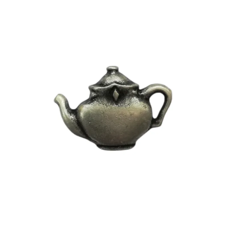 Buttons - 25mm Metal Tea Pot 