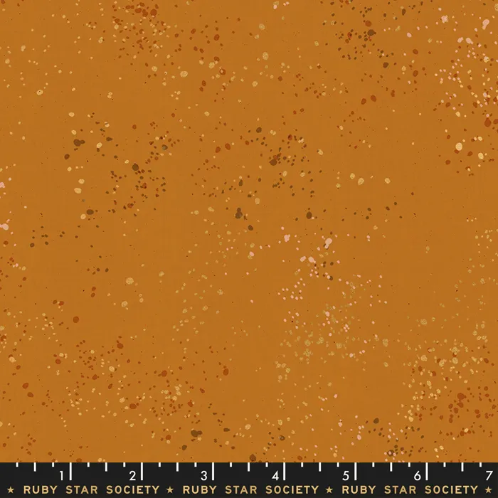 Quilting Fabric - Ruby Star Society Speckled in Earth with Metallic Accents Colour RS5027 26M