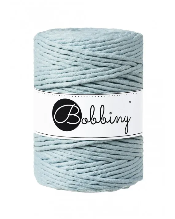 Macrame Cord 5mm in Misty Blue by Bobbiny