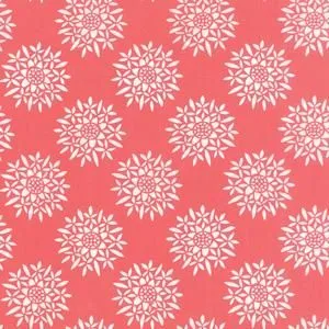 Quilting Fabric - White Petals on Pink from the Canyon Collection by Kate Spain for Moda Fabrics