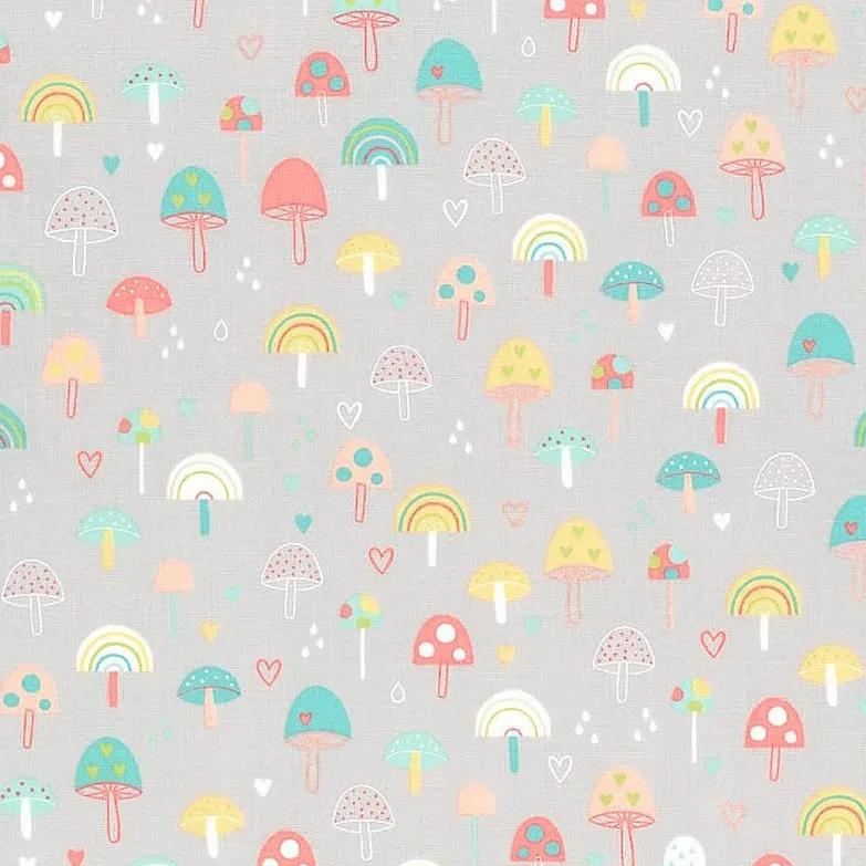 Quilting Fabric - Mushrooms from Hello Sunshine by Abi Hall for Moda