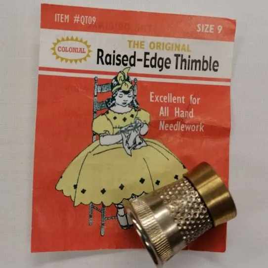 Colonial Raised Edge Thimble Size 9