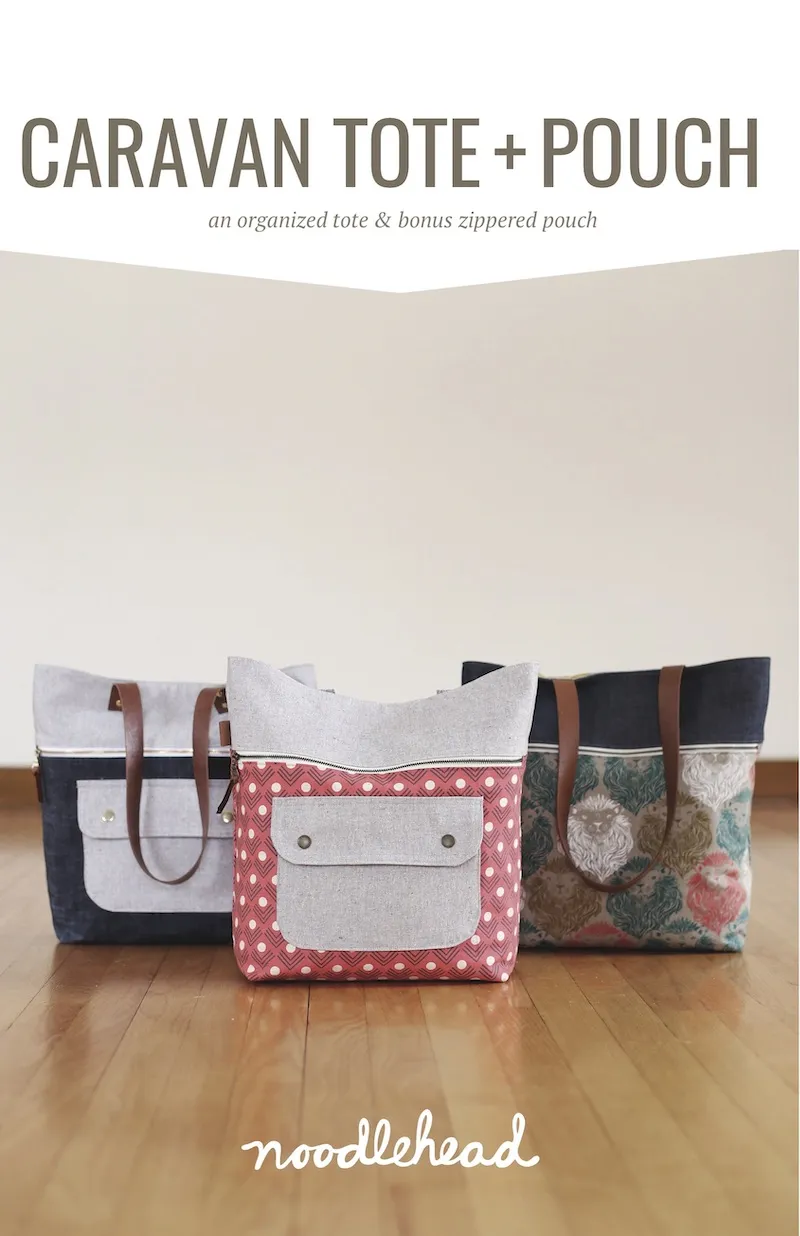 Noodlehead - Caravan Tote Bag Sewing Pattern