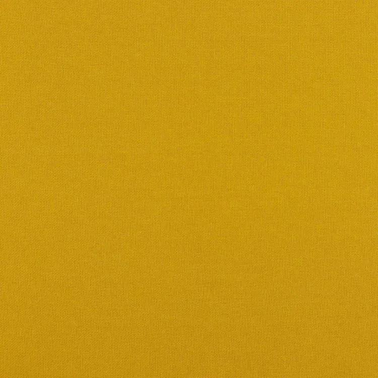 Jeans Look Stretch Fabric in Ochre Yellow