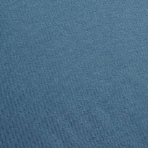 Organic Cotton Jersey Fabric in Jeans Blue