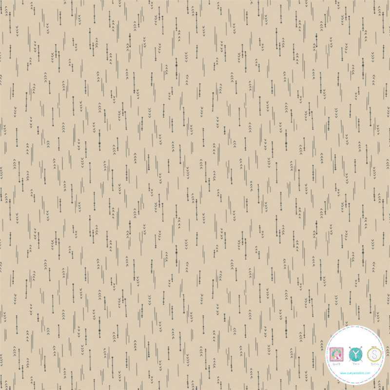 Quilting Fabric - Taupe Arrows from Petal Pushers by Elizabeth Silver for Camelot 27180205 3