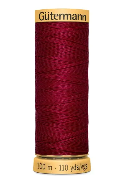 Gutermann Sew All Thread - Pink Red 100% Cotton Colour 2653