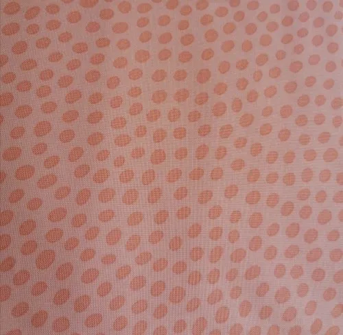 Quilting Fabric - Coral Pink Dots from Wild And Free by Abi Hall for Moda