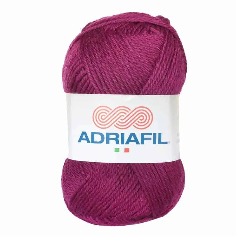 Yarn - Adriafil Mirage DK in Black Cherry Colour 98