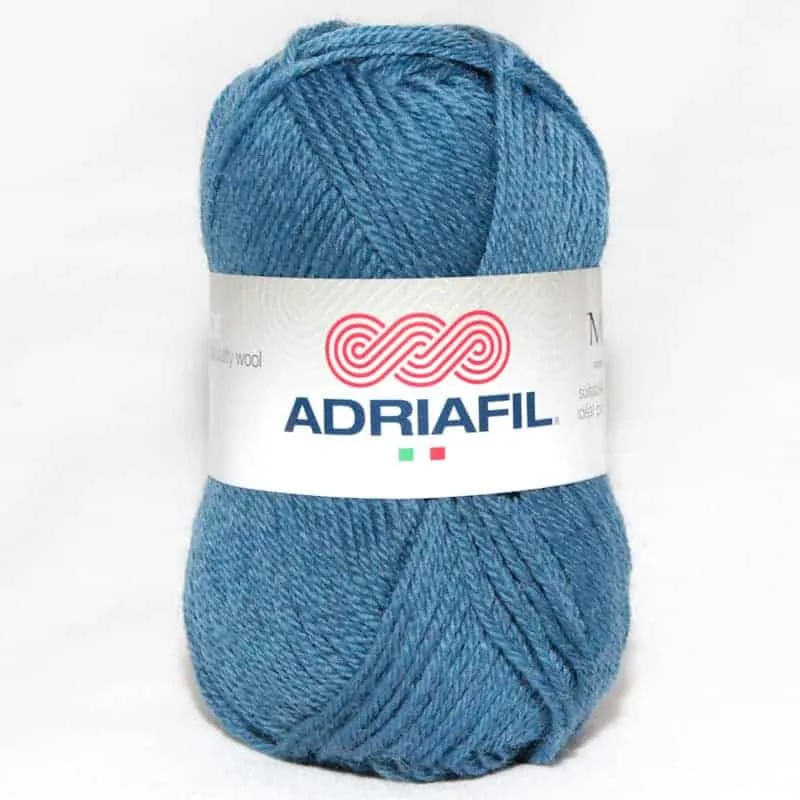 Yarn - Adriafil Mirage DK in Avio Blue Colour 19